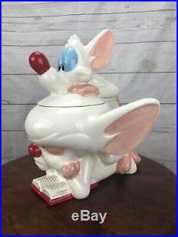 Warner Bros Pinky and The Brain Cookie Jar 1997 Rare