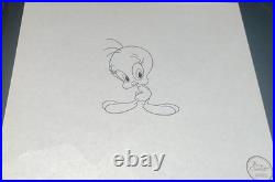 Warner Bros Pre Production Outline Cel Tweety Bird Prototype Rare Bob Clampett