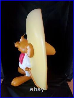 Warner Bros RARE Speedy Gonzales Big Fig Statue Looney Tunes Retired 1990