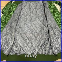 Warner Bros Road Runner Super Bird Sukajan Jacket Green XL Vintage Rare