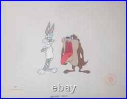 Warner Bros Store Opening Sericel Rare Ltd Ed Proof Dr. Devil & Mr. Hare 1991