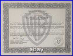 Warner Bros Store Opening Sericel Rare Ltd Ed Proof Dr. Devil & Mr. Hare 1991