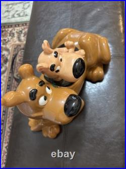 Warner Bros Studio store Scooby-Doo & Scrappy Ceramic Cookie Jar RARE Vintage
