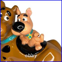 Warner Bros Studio store Scooby-Doo & Scrappy Ceramic Cookie Jar RARE Vintage