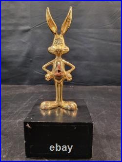 Warner Bros Studios Bugs Bunny Solid Brass Award Very Rare To Find