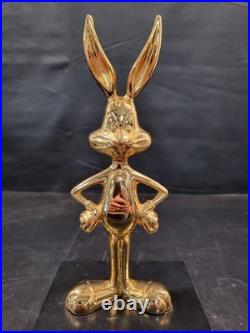 Warner Bros Studios Bugs Bunny Solid Brass Award Very Rare To Find