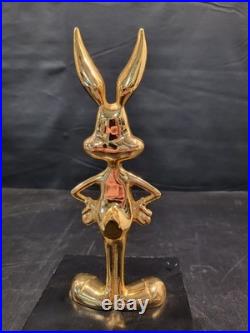 Warner Bros Studios Bugs Bunny Solid Brass Award Very Rare To Find