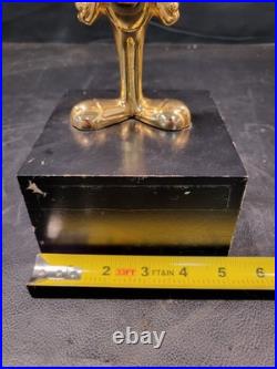 Warner Bros Studios Bugs Bunny Solid Brass Award Very Rare To Find