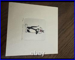Warner Bros Sylvester Set Of 12 Etchings Hand Numbered Hand Tinted Rare