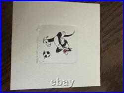 Warner Bros Sylvester Set Of 12 Etchings Hand Numbered Hand Tinted Rare