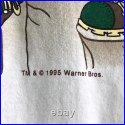 Warner Bros. Wile E. Coyote Oversized White T-Shirt Super rare