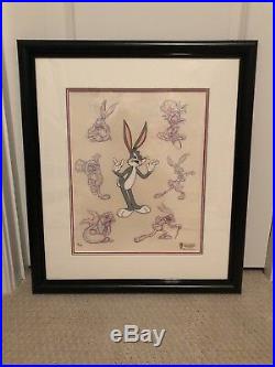 Warner Brothers Bugs Bunny Cel BUGS PERSONA Rare Animation Art Cell #498