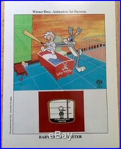 Warner Brothers Bugs Bunny Cel Baby Buggy Bunny Rare Animation Edition Art Cell