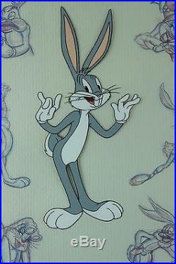 Warner Brothers Bugs Bunny Cel Bugs Persona Rare Animation Edition Art Cell