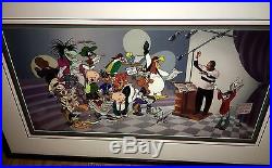 Warner Brothers Bugs Bunny Cel We Are The Tunes Signed Quincy Jones Rare Cell