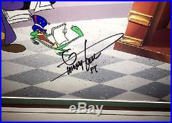Warner Brothers Bugs Bunny Cel We Are The Tunes Signed Quincy Jones Rare Cell