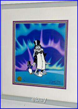 Warner Brothers Cel Bugs Bunny Frigid Hare II Signed Chuck Jones Rare Cell