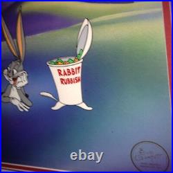 Warner Brothers Cel Bugs Bunny Porky Pig Corny Concerto Rare Clampett Cell