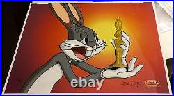Warner Brothers Cel Bugs Bunny Whats Cookin Doc Rare Number 1 Artist Proof Cell