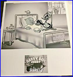 Warner Brothers Cel Daffy Doc Daffy Duck Porky Pig Rare Edition Number 1 Cell