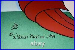 Warner Brothers Cel Foghorn Leghorn Henery Hawk Rare 1984 Animation Edition Cell