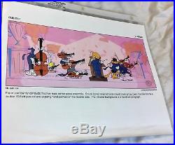 Warner Brothers Cel & Promo Quintet Bugs Bunny Daffy Rare Signed Chuck Jones