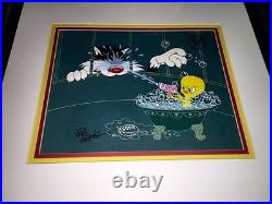 Warner Brothers Cel The Squirt Tweety Bird Sylvester The Cat Rare Edition Cell