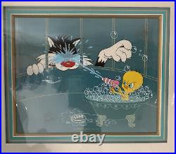 Warner Brothers Cel The Squirt Tweety Bird Sylvester the Cat Rare Edition Cell