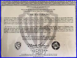 Warner Brothers Dc Batman Dark Knight Batarang Exclusive #47 out of 250! RARE