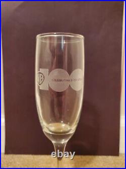 Warner Brothers Discovery 100th Years Anniversary Wine Glass Employee Gift Rare