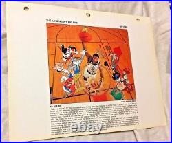 Warner Brothers Legendary Big Man Ewing Laminated Promo Binder Page Rare