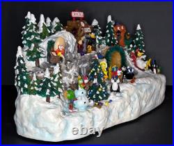 Warner Brothers Looney Tunes Musical Animated Winter Wonderland Limited RARE Warner Brothers Looney Tunes Musical Animated Winter Wonderland Limited RARE