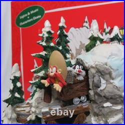 Warner Brothers Looney Tunes Musical Animated Winter Wonderland Limited RARE