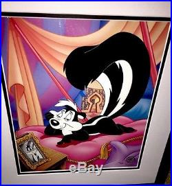 Warner Brothers Pepe Le Pew Cel Classic Pepe Le Pew Rare Animation Cell