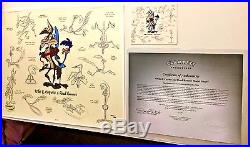 Warner Brothers Road Runner Wile E Coyote Cel Model Sheet Rare Number 1 HC Cell