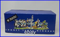 Warner Brothers Store Looney Tunes Menorah with box Hanukkah 1998 RARE HTF