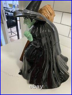 Warner Brothers Wicked Witch Wizard Of Oz Cookie Jar Rare 1998