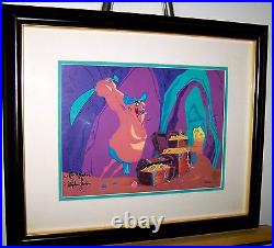 Warner brothers cel 2 times signed hassans chopping spree rare animation cell