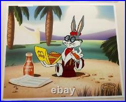 Warner brothers cel bugs bunny hollywood bugs rare number 1 artist proof cell