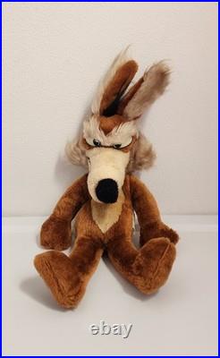 Wile E. Coyote 1971 Plush Jumbo Warner Bros. Mighty Star Vintage Rare Wile E. Coyote 1971 Plush Jumbo Warner Bros. Mighty Star Vintage Rare